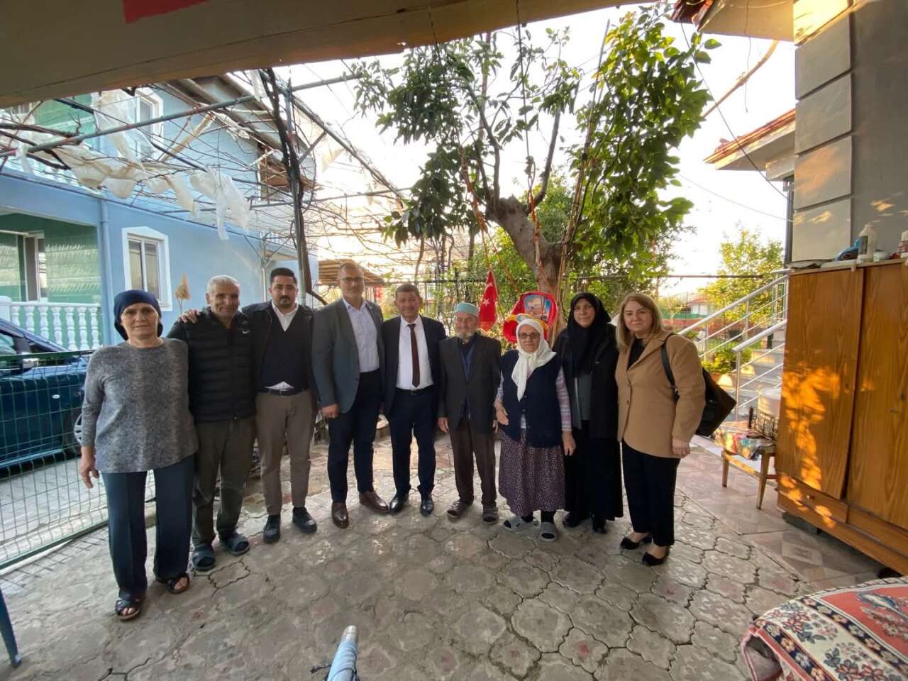 AK Parti Heyeti  Ortaca’da Şehit Ailesi ve Vatandaşları Ziyaret Etti 4